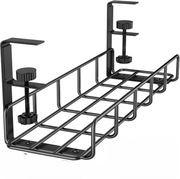 Organizer kabli pod biurko, zarządzanie kablami