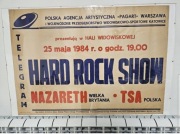 TSA i Nazareth oryginalny plakat z 1984. KAT, Turbo, vader, behemoth, ksu