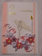 Kartka, Pamiątka Komunia Święta 