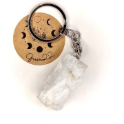 Brelok breloczek do kluczy Kamień Księżycowy Moonstone