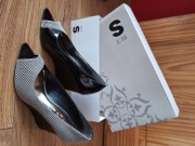 Czółenka na koturnie r 35