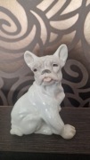 Buldog francuski figurka z porcelany Bing&Grondahl