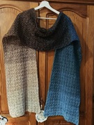 Szal szalik szydełkowy rękodzieło 