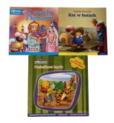 Zestaw Bajek Kot w butach & Puchatkowa Kapela & O Szachu i Kobiercu Książki