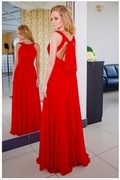 Długa Suknia Lana czerwona  rozmiar 38