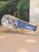 Podstawka ceramiczna Bolesławiec pod łyżkę ceramika Bolesławiec