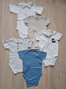 Zestaw body polo krótki rękaw 68 74