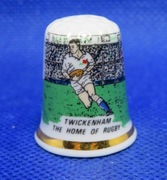 Naparstek Kolekcjonerski Porcelanowy English - Twickenham Dom Rugby 