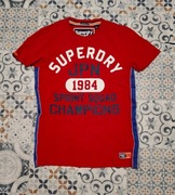 T-shirt Superdry r. S czerwony lampas