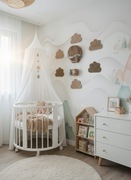 Dekoracja ścienna do pokoju dziecięcego Balon z Chmurkami Zestaw na prezent