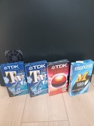 Kasety vhs nowe TDK, Maxell
