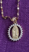 Cudny Łańcuszek z zawieszką Maryja z Gwadelupe.Meksyk.