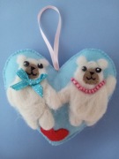 ZAWIESZKA "PARA MISIÓW" FILC HAND MADE