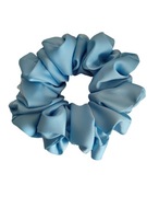 Gumka do włosów typu Scrunchies maxi Baby Blue