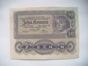 Banknot AUSTRIA  - 10 Koron 1922 r. 