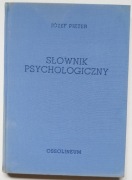 Słownik psychologiczny - J. Pieter