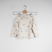 sweter sweterek dziewczęcy kwiaty Zara r 92