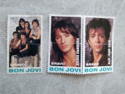 Bon Jovi Alec John Such Richie Sambora Bravo 1998 Znaczki Kolekcjonerskie