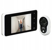 Elektroniczny wizjer do drzwi z funkcją dzwonka