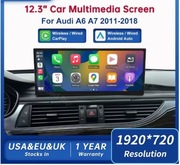 12,3-calowy dotykowy ekran do Audi A6 A7 S6 S7 2011-2018 Andriod Carplay