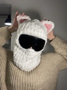 Kominiarka na kask z uszkami