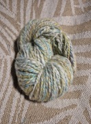 Włóczka duży motek 200g merino angora limonka szałwia mięta