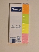 Zakładki indeksujące 3M Lyreco 20x38mm 4 kolory po 50 sztuk