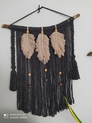 Makrama ręcznie robiona, ozdoba, boho, handmade.