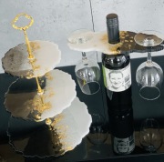 Patera i Nakładka na wino z żywicy epoksydowej 