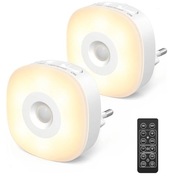 Lampki nocne 2szt+ pilot Lyridz.  (646&)