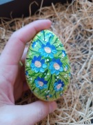 Pisanka wielkanocna (gęsia). Pisanki ręcznie malowane. Ozdoba. Prezent 