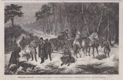 Odpoczynek myśliwych - 1866r. - drzeworyt
