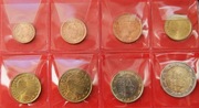 Luksemburg   Kompletny  Zestaw euro 2004 r    kpl  8 sztuk   mennicze  !!