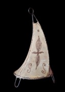 Lampa marokańska ze skóry, lampion orientalny arabski