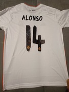 Koszulka Realu Madryt Xabi Alonso z autografem