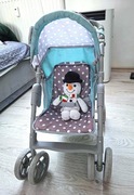 Wózek dla lalek spacerowy Doris - duża spacerówka składany, regulowany
