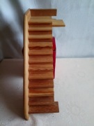 Drewniana miniaturka - schody wraz z podestem - Dollhouse