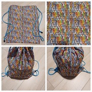 Nowy workoplecak zwierzeta, mieści A4 