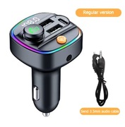 Transmiter samochodowy szybkie ładowanie Jack w zestawie RGB 7 kolorów