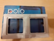 Ramka podwójna Hager Polo Optima biała - nowa.