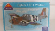 FIGHTER F-4F-4 WILDCAT   ISKRA  1/72   MADE IN USSR 1989r
