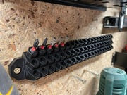 Organizer uchwyt na 60 bitów 1/4 HEX montowany do ściany. 