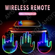 Światło lampka palec gesty ręka, wiele kolorów LED na szybę usb