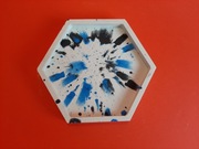 Podkładka pod świecę /na biżuterię heksagon
