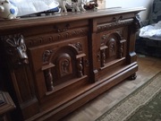 Komoda dębowa w stylu gdańskim