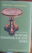 Słownik terminologiczny mebli, Izydor Grzeluk, unikat