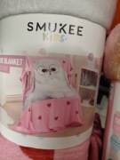 Nowy koc smukee kids kotek 130x160