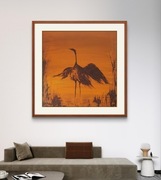 Print obrazu "Jak skrzydła prawdziwej przyjaźni o zachodzie słońca" z cert.