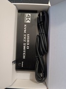 Przełącznik KVM switch 2x HDMI 4K 2x USB 3.0 na dwa komputery i monitory