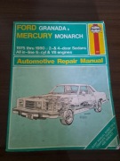 instrukcja Haynes FORD GRANADA MERCURY MONARCH